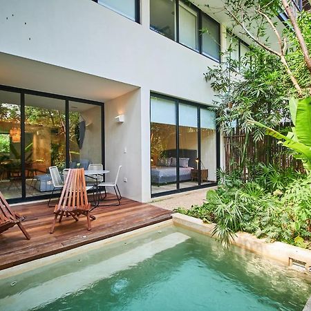 Odyssey - Private Plunge Pool & Beach Club Access Tulum Pueblo Buitenkant foto
