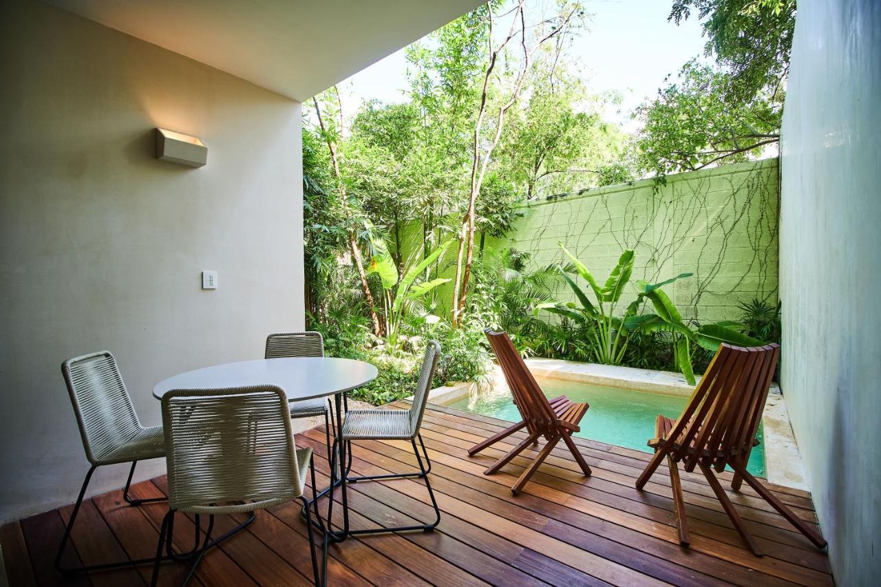 Odyssey - Private Plunge Pool & Beach Club Access Appartement Tulum Pueblo Buitenkant foto